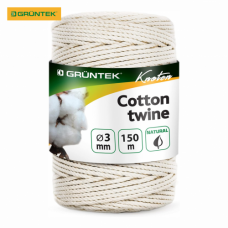 Шпагат коттоновый Gruntek Cotton twine 3 мм*150 м