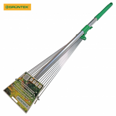 Грабли веерные GRUNTEK TRA-83/160 с алюминиевой ручкой