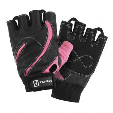 Спортивные перчатки Tavialo Black-Pink S (кожа)
