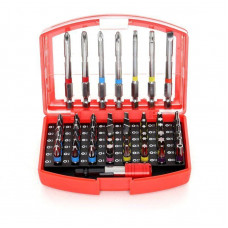 Набор бит из 56 предметов TORX, 1/4 - 25мм, 75мм TAGRED TA1206