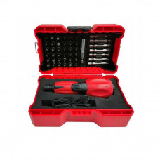 Аккумуляторная отвертка с набором бит Bass Polska BP-5323