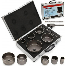 Набор кольцевых коронок для бетона SDS Plus и SDS Max TAGRED TA1510