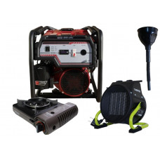 Бензиновый генератор EF Power YH3600-IV + газовая плитка Orcamp CK-505 + электрический обогреватель Gardyer