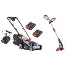 Аккумуляторная газонокосилка AL-KO Moweo 34.8 Li + Аккумуляторный триммер AL-KO GT 2025 Li  (113540-21)