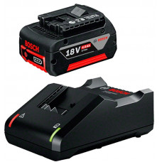 Аккумулятор Bosch GBA 18V 4.0Ah + Зарядное устройство Bosch GAL 18V-40 (1600A01B9Y)