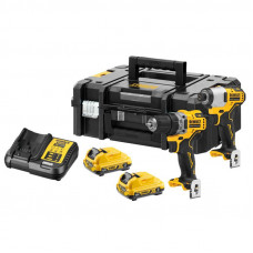 Аккумуляторные бесщеточные дрель-шуруповерт DeWALT DCD701 + шуруповёрт ударный DeWALT DCF801 (DCK2110L2T)