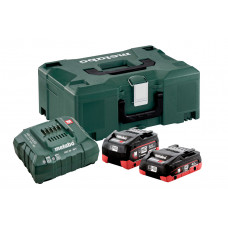 Базовый комплект аккумуляторных батарей Metabo 1*4.0 Ач + 1*5.5 Ач LiHD II + MetaLoc (685136000)