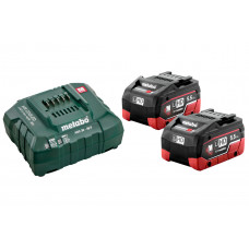Базовый комплект аккумуляторных батарей Metabo 2*5.5 Ач LiHD II (685122000)