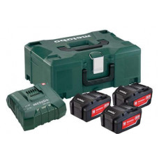 Комплект аккумуляторных батарей Metabo 3*5.5 Ач 18 В LiHD + MetaLoc (685069000)
