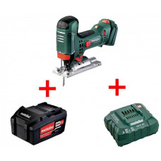 Аккумуляторный лобзик Metabo STA 18 LTX 100 + Li-Power 4.0 Ач + ASC 55 (UA601002890)